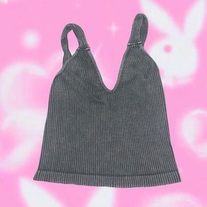 ☆︎ Free People Washed Seamless Crop Top ☆︎